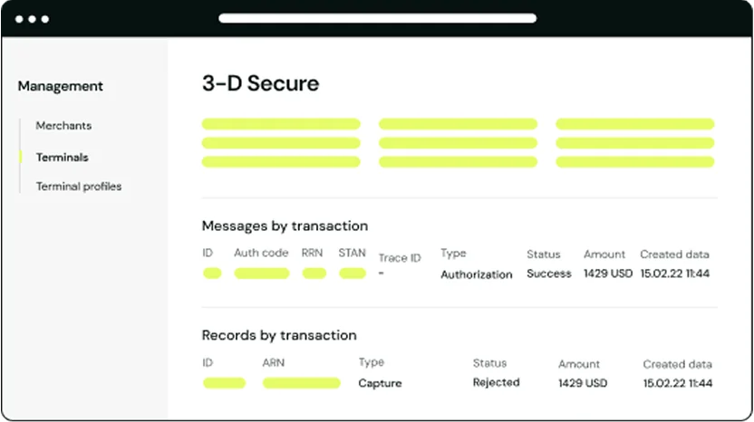 Track transactions and dispute processes on the fly